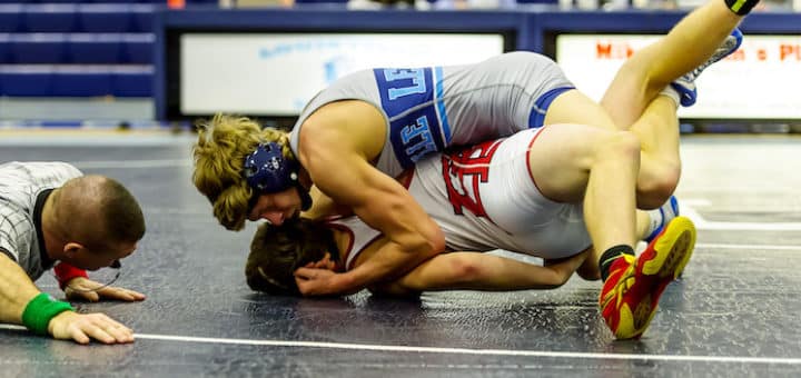 Jax Leonard Louisville Leopards Wrestling Vs. Beaver Local Beavers 2017