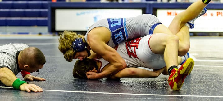 Jax Leonard Louisville Leopards Wrestling Vs. Beaver Local Beavers 2017