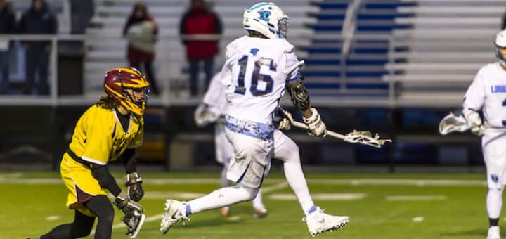Zach Burkhardt Louisville Leopards Lacrosse Vs. Southeast Pirates 2018