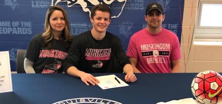 Bailey Adams College Signing Muskingum Men's Soccer