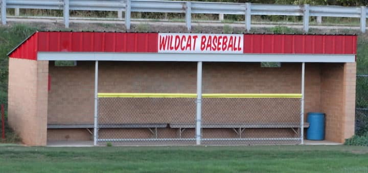 Canton South Wildcats Baseball Dugout at Tim Miller Field