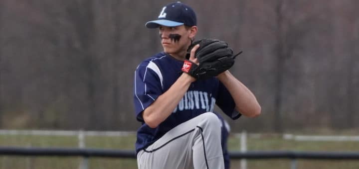 Jordan Shearer Louisville Leopards Baseball at Marlington Dukes 2017