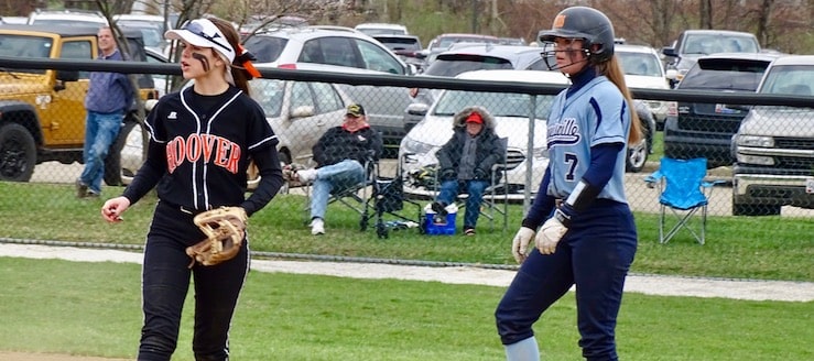 Kaycee Ollis Louisville Leopards Vs. North Canton Hoover Vikings Softball 2018