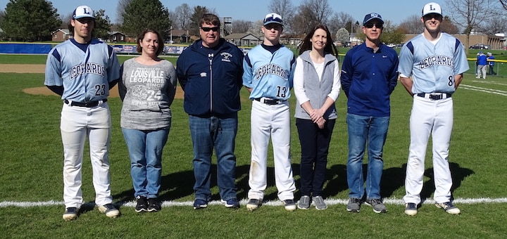 Louisville Leopards Baseball Senior Night 2018