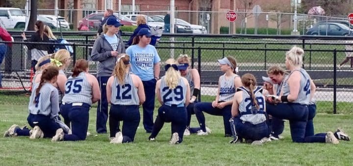 Louisville Leopards Softball After Loss to West Branch Warriors 2018