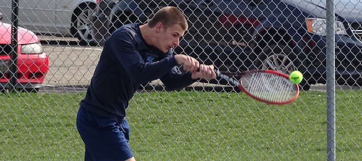 Ryan Pukys Louisville Leopards Boys Tennis Vs. Marlington Dukes 2018
