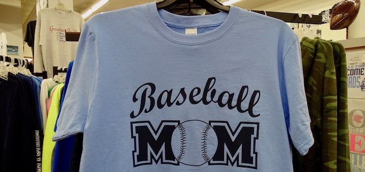 Baseball Mom Shirt Banner
