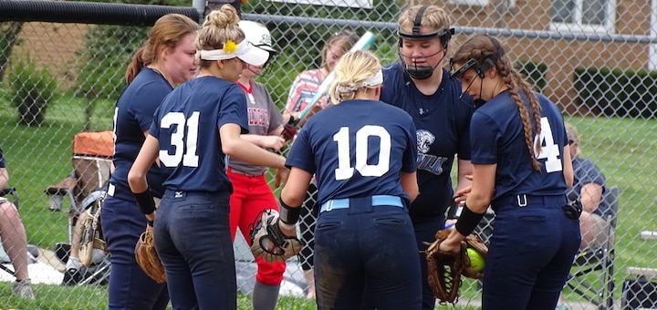 Louisville Leopards Varsity Softball Team at Canton South Wildcats 2018