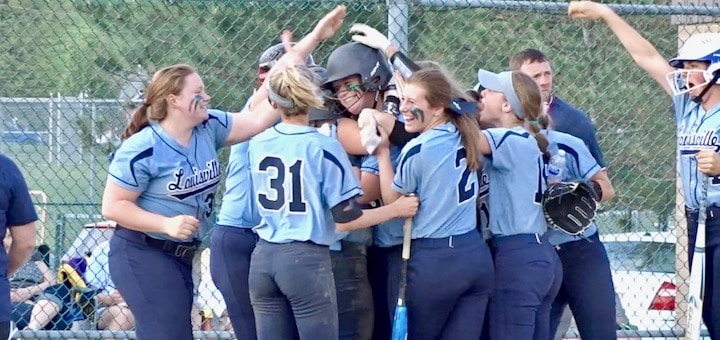 Sarah Cantley 2-Run Homer Louisville Leopards Vs. Jackson Polar Bears Sectional Tournament 2018