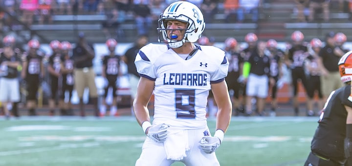 Carter Rode Louisville Leopards Football 2018 Vs. North Canton Hoover Vikings