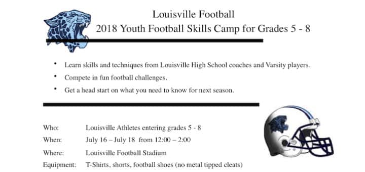 Louisville Leopards Youth Camp 2018