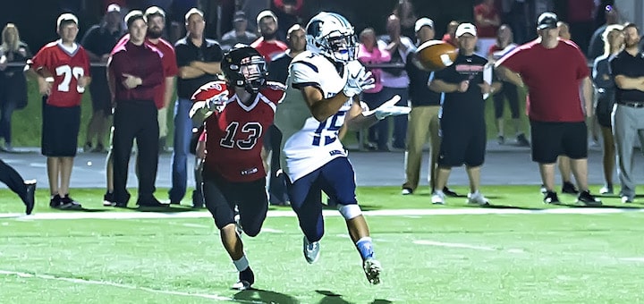 Bryce Zuppe Touchdown Louisville Leopards Football at Canfield Cardinals 2018