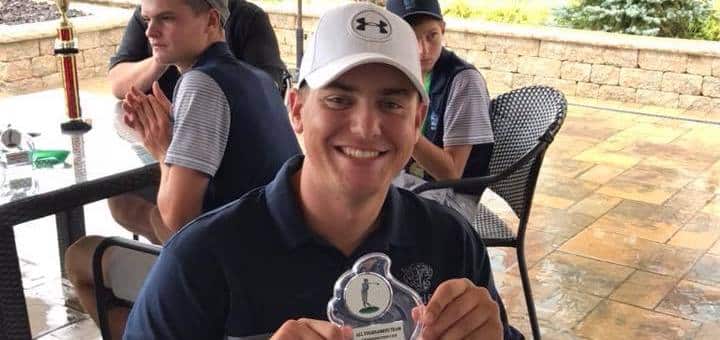Caleb Prasco Louisville Leopards Boys Golf at Canfield Invitational