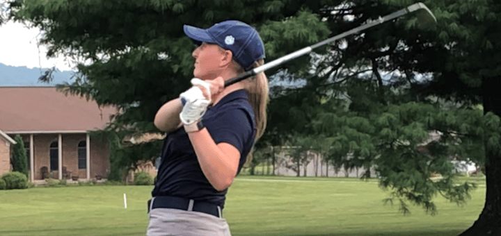 Karli Redinger Louisville Leopards Girls Golf Vs. Boardman Spartans 2018