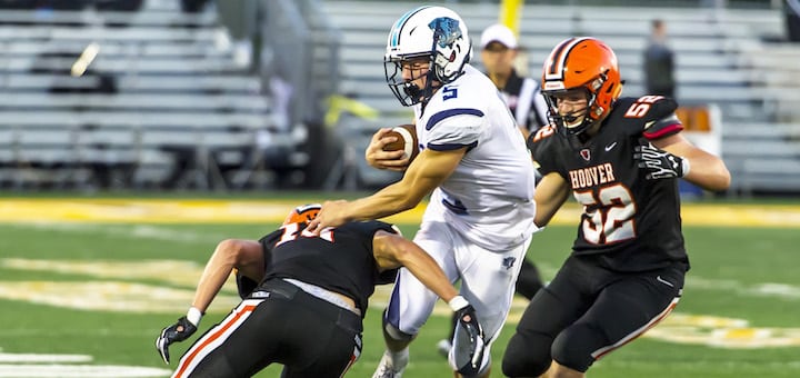Max Hartline Louisville Leopards at North Canton Hoover Vikings Football 2018