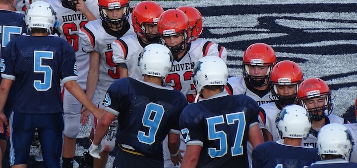 North Canton Hoover Vikings at Louisville Leopards Freshman Football 2018