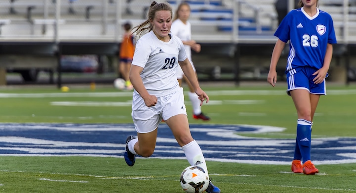 Aubry Fankhauser Louisville Leopards Girls Soccer Vs. Lake Blue Streaks 2017