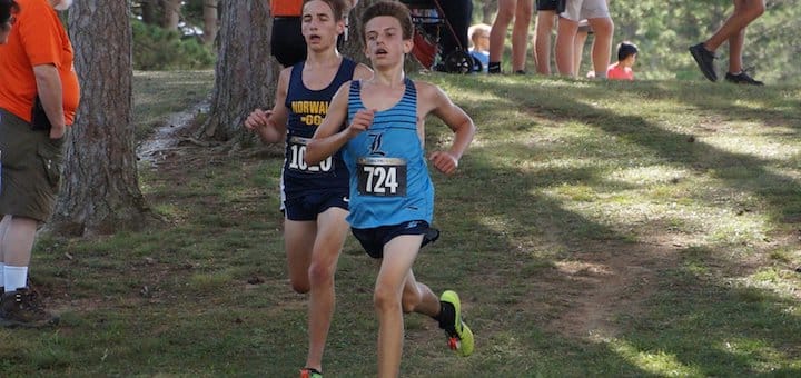 Bobby Ganser Louisville Leopards Boys Cross Country at Galion Festival Race 2018