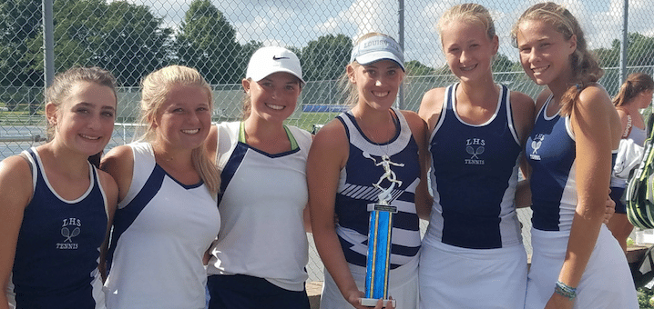 Louisville Doubles Classic 2018 Champions - Louisville Leopards Girls Tennis
