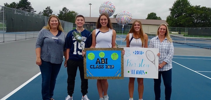 Louisville Leopards Girls Tennis Senior Night 2018