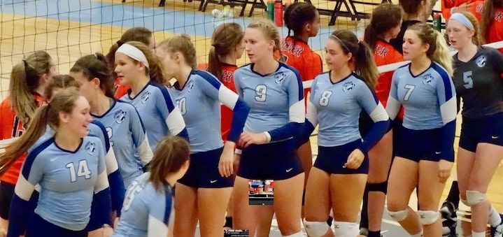 Louisville Leopards Vs. North Canton Hoover Vikings Volleyball 2018