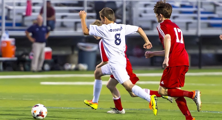 Riley Adams Louisville Leopards Boys Soccer Vs. Salem Quakers 2017
