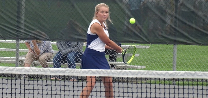 Amanda Plaskett Louisville Leopards Girls Tennis Vs. Southeast Pirates 2018