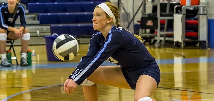 Emily Phillips Louisville Leopards Volleyball 2017 Vs. Minerva Lions