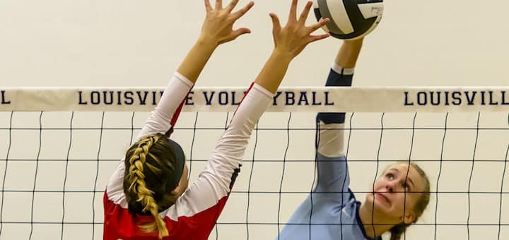 Erin Hahn Louisville Leopards Vs. Salem Quakers Volleyball 2017