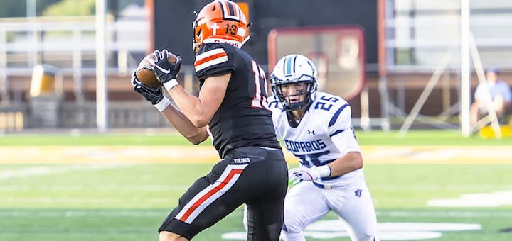 Hunter Selander Louisville Leopards Football Vs. North Canton Hoover Vikings 2018