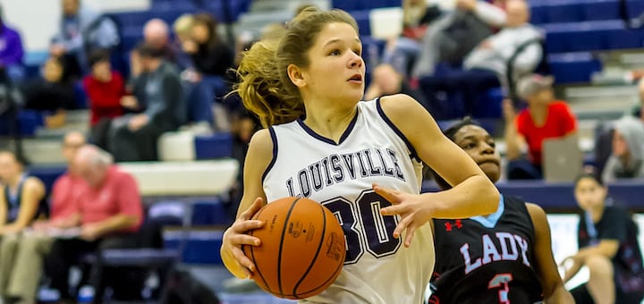 Paige Cole Louisville Leopards Girls Basketball Vs. Alliance Aviators 2018