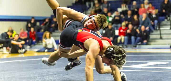 Carter Mickley Louisville Leopards Wrestling Vs. Canfield Cardinals 2019