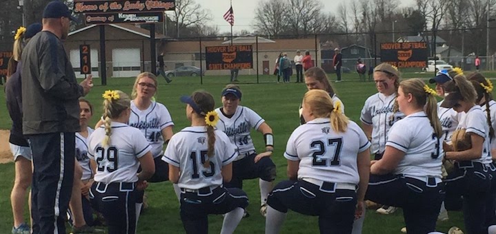Louisville Leopards at North Canton Hoover Vikings Softball 2019