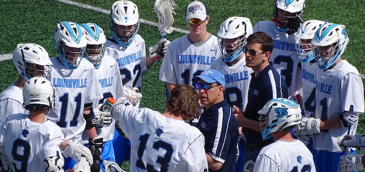 Louisville Leopards Boys Lacrosse 2019 Tournament Huddle Vs. NDCL