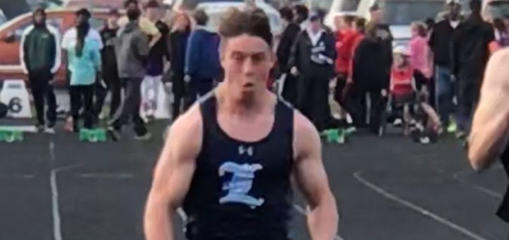 Nathan Guiley Louisville Leopards Track at Jackson Twilight Invitational