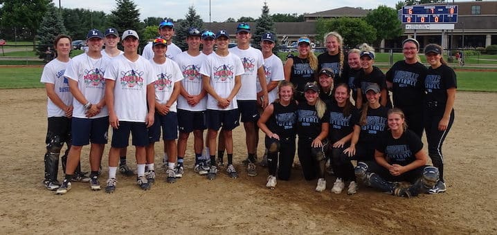Louisville Leopards Battle of the Sexes Softball Game 2019