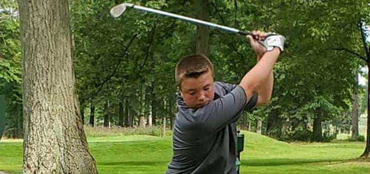 Justin Shafer Louisville Leopards Boys Golf at Howland Tigers 2019