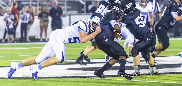 Jason Goard Louisville Leopards at Perry Panthers 2018 Football