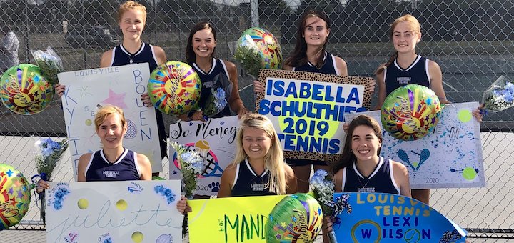 Louisville Leopards Girls Tennis Seniors 2019