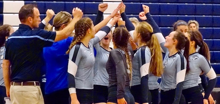 Louisville Leopards High School Volleyball Team 2019