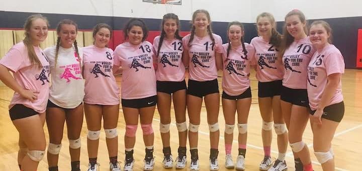 Louisville Leopards Volleyball 2019 at Austintown Fitch Volley for the Cure