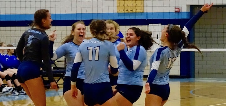 Paige Cole and Lady Leopards Volleyball 2019 Vs. Tuslaw Mustangs