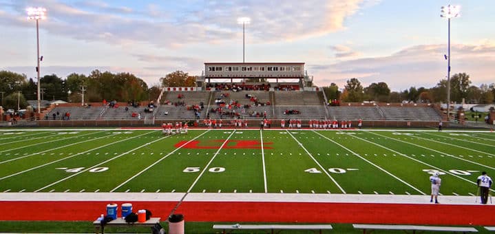 Crater Stadium - Home of the Dover Tornadoes Football Team