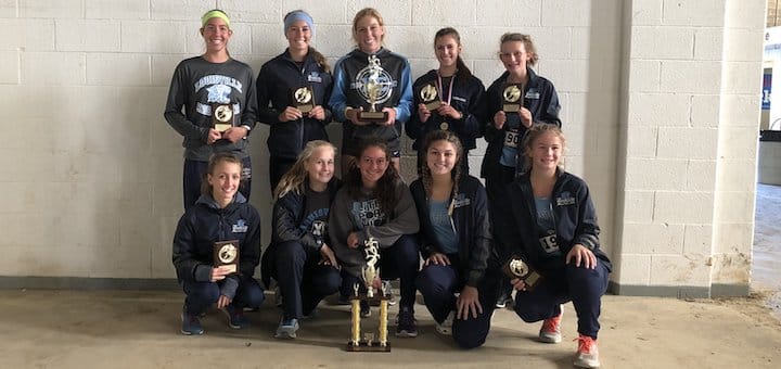 Louisville Leopards Girls Cross Country Sim Earich Invitational Champions 2019