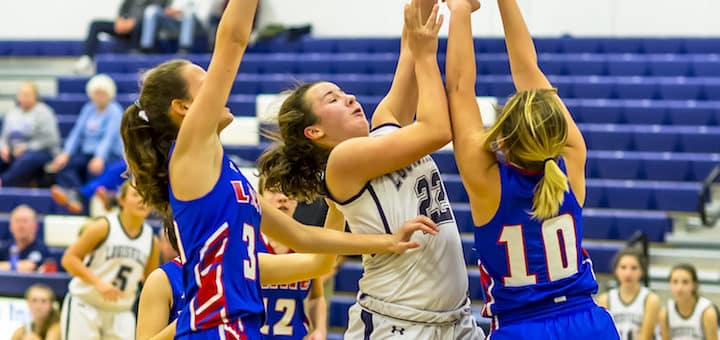 Kelsey Adelman Louisville Leopards Vs. Lake Blue Streaks Girls Basketball 2018