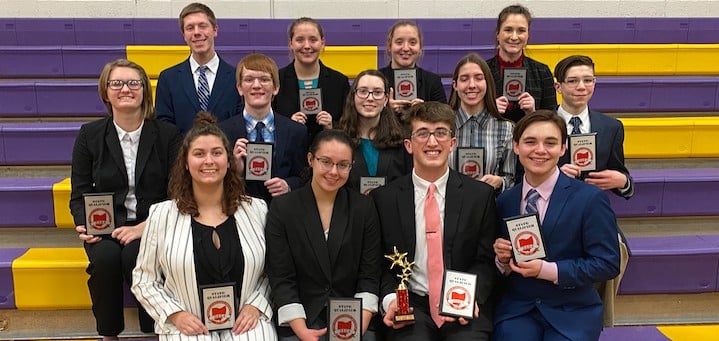 Louisville Leopards Speech & Debate Record 13 State Qualifiers 2020