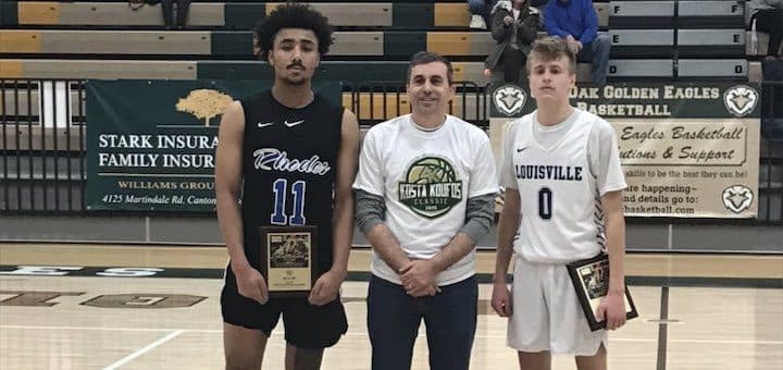 Scotty Gronow Louisville Leopards Player of the Game Kosta Koufos Classic 2020