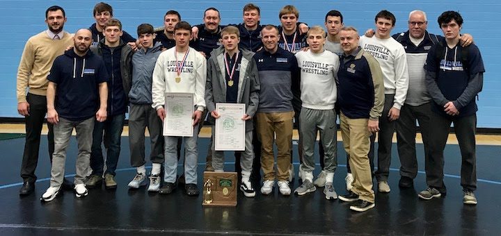 Louisville Leopards Wrestling 2020 District Champions