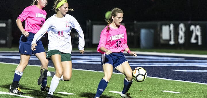 Carley Andrews Louisville Leopards Girls Soccer Vs. GlenOak Golden Eagles 2018