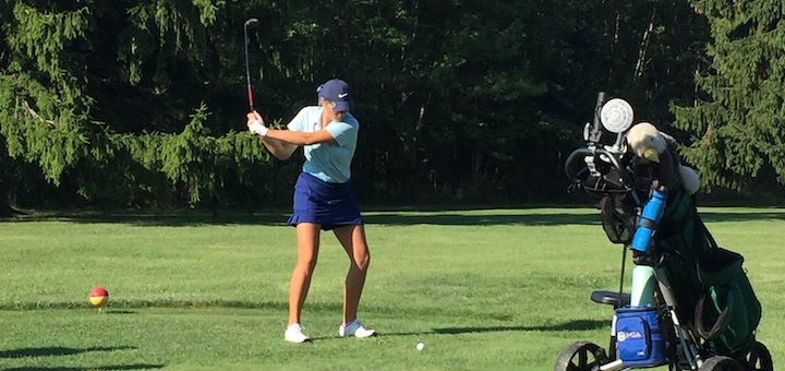 Erin Strouse Louisville Leopards Girls Golf at Elms Country Club 2020